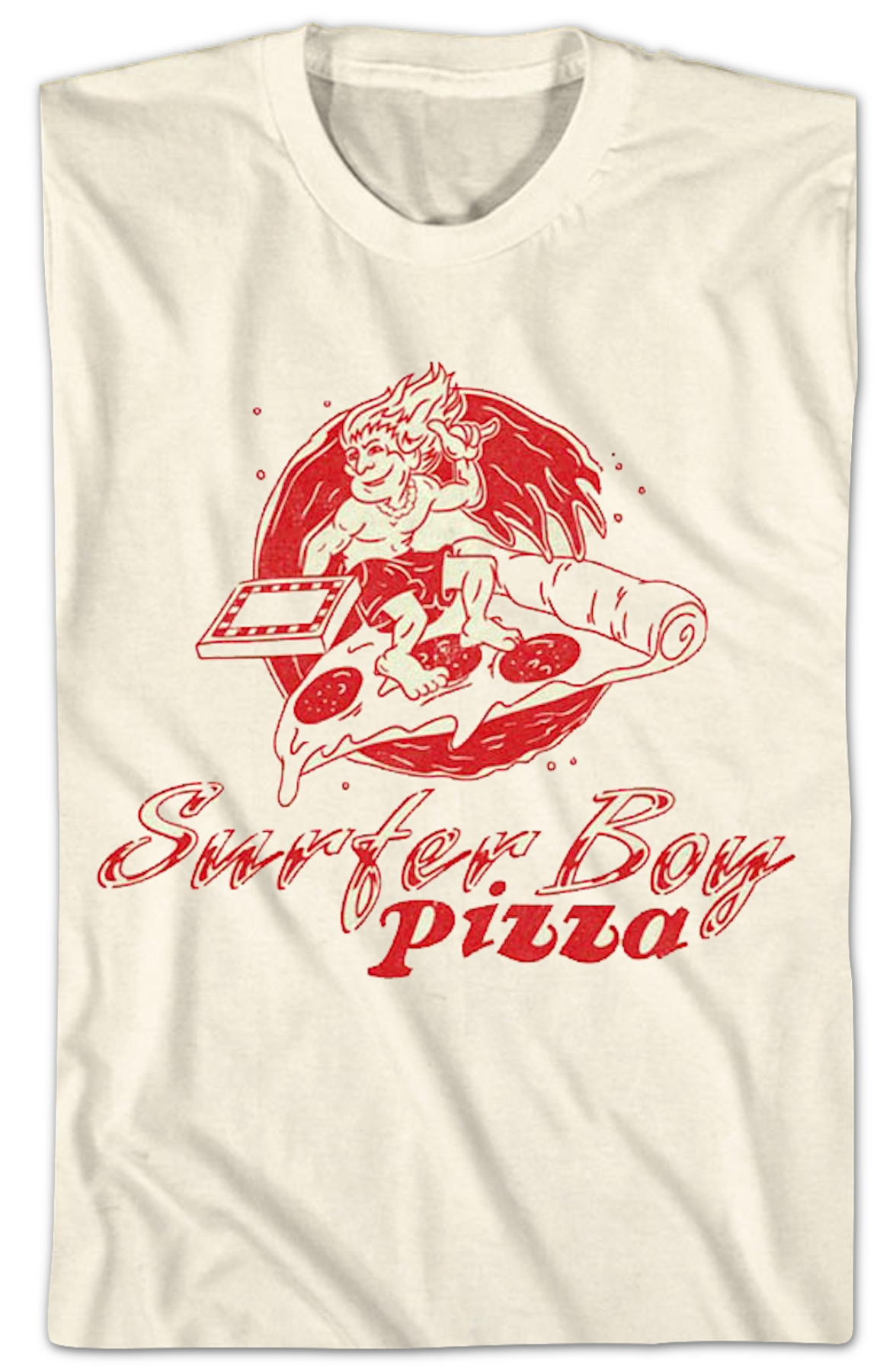 Surfer Boy Pizza Stranger Things T-Shirt product image 2