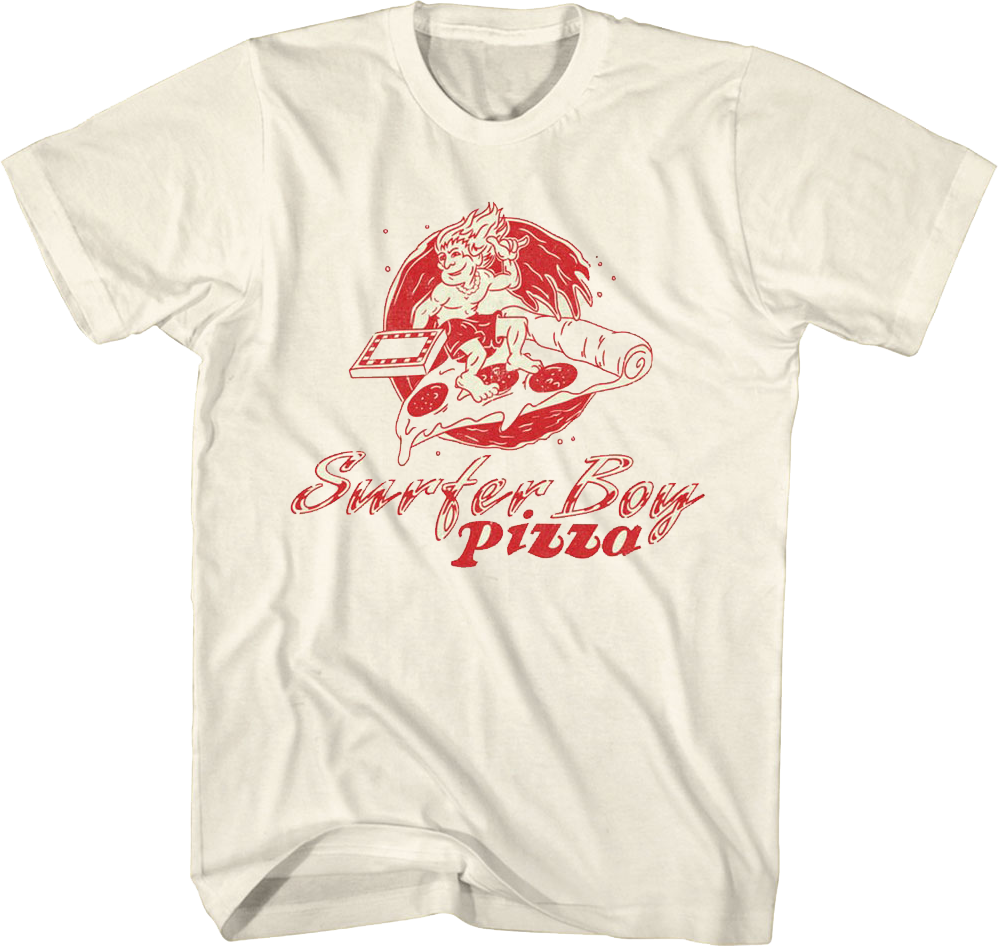Surfer Boy Pizza Stranger Things T-Shirt product image 1