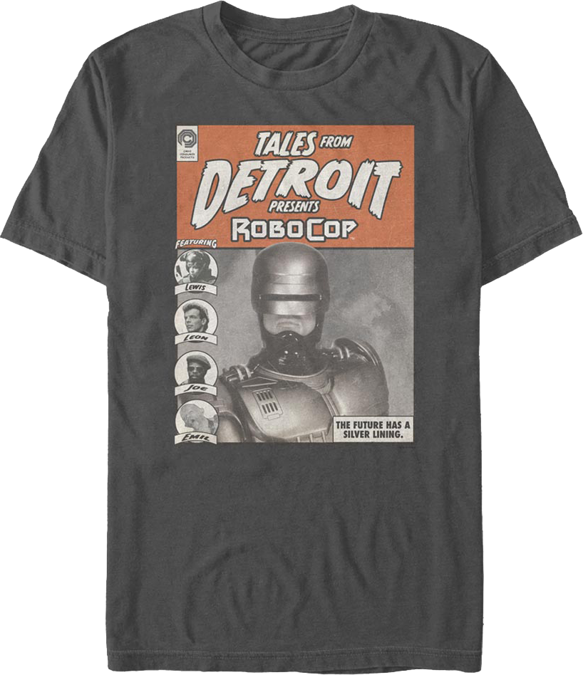 Tales From Detroit Comic Book Robocop T-Shirt product image 1