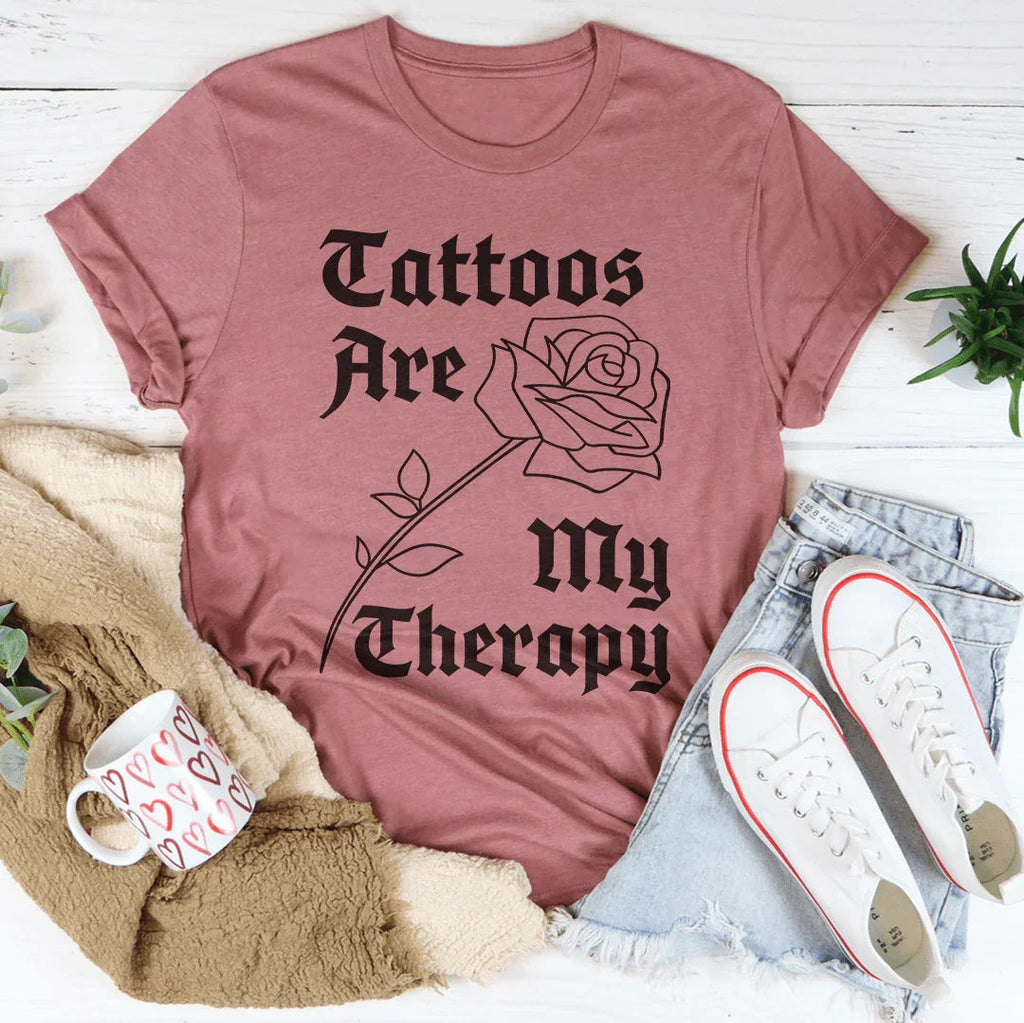 Tattoos Are My Therapy Tee product image 3