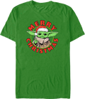 The Child Merry Christmas Mandalorian Star Wars T-Shirt product image 1