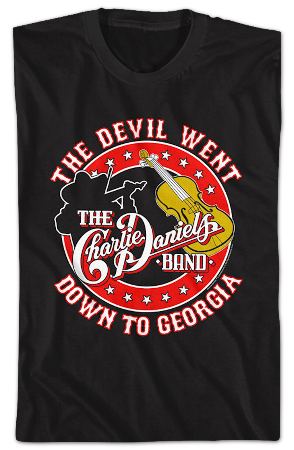 The Devil Went Down To Georgia Charlie Daniels T-Shirt product image 2