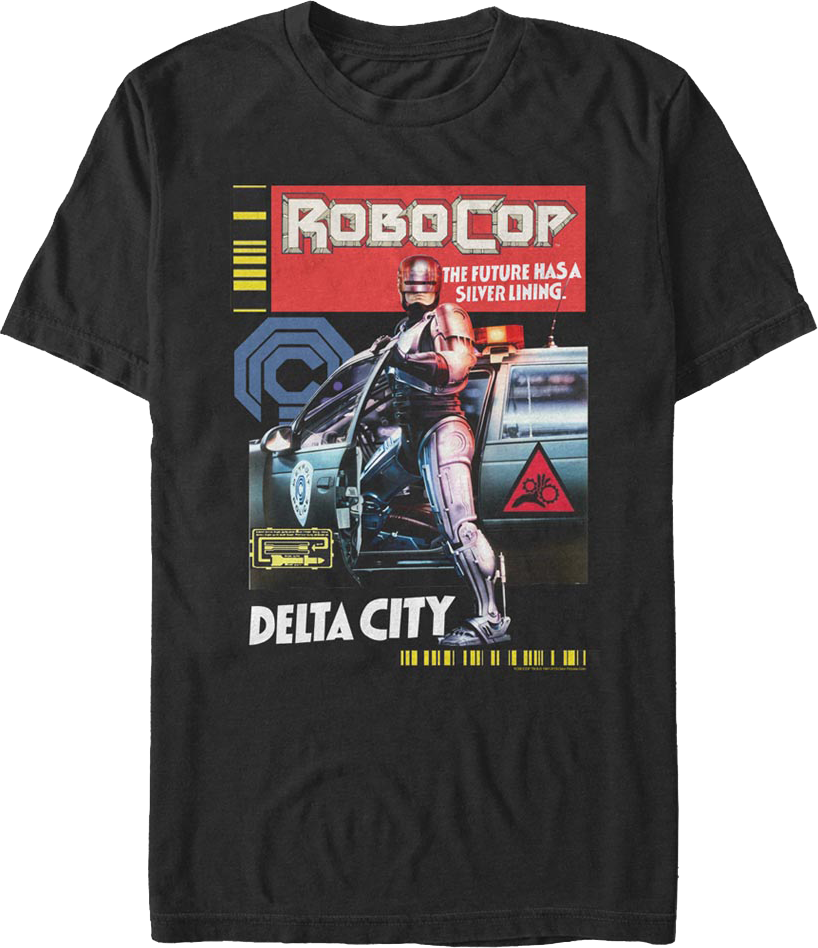 The Future Has A Silver Lining Robocop T-Shirt product image 1