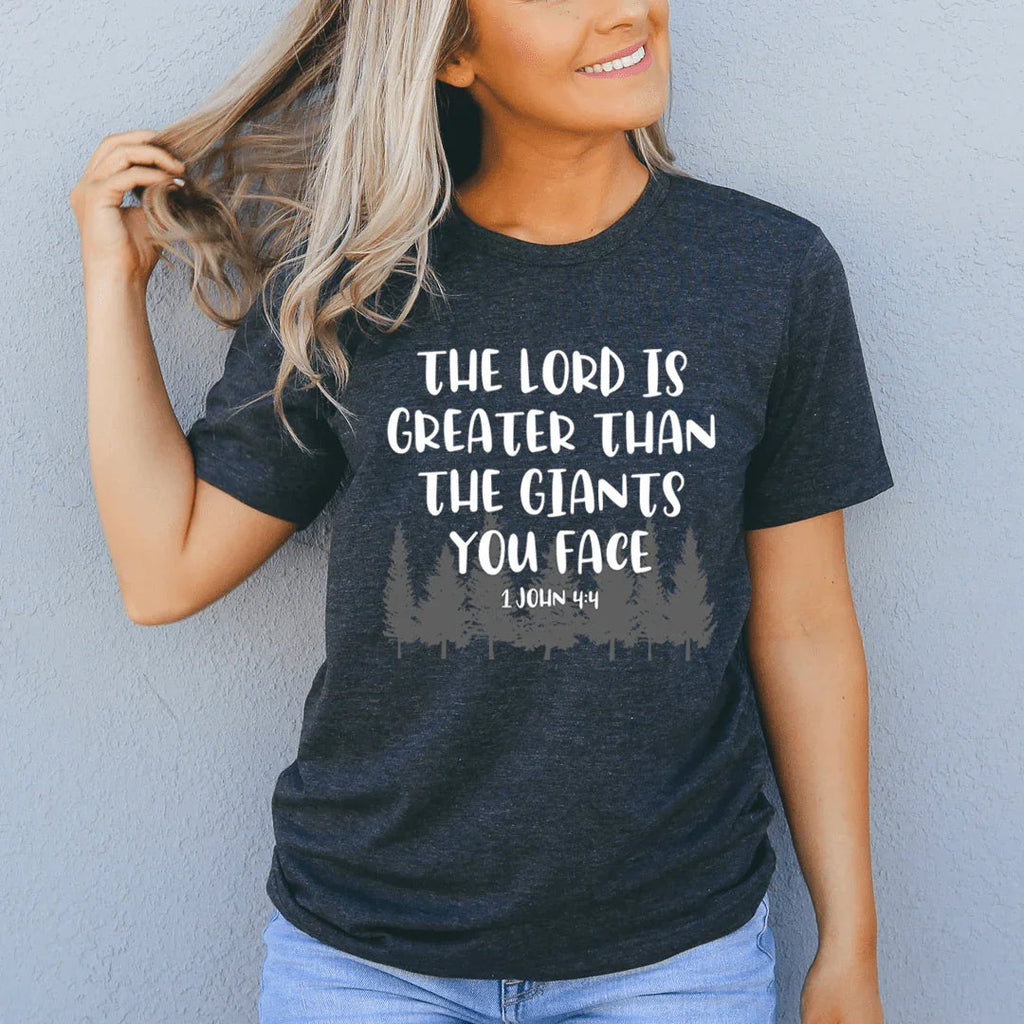 Christian Faith Inspirational Graphic Tee – "The Lord Is product image 2