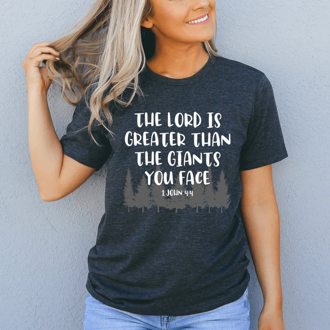 Christian Faith Inspirational Graphic Tee – "The Lord Is product image 2