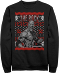 The Rock Faux Ugly Christmas Sweater WWE Sweatshirt product image 1