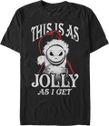This Is As Jolly As I Get Nightmare Before Christmas T-Shirt product image 1