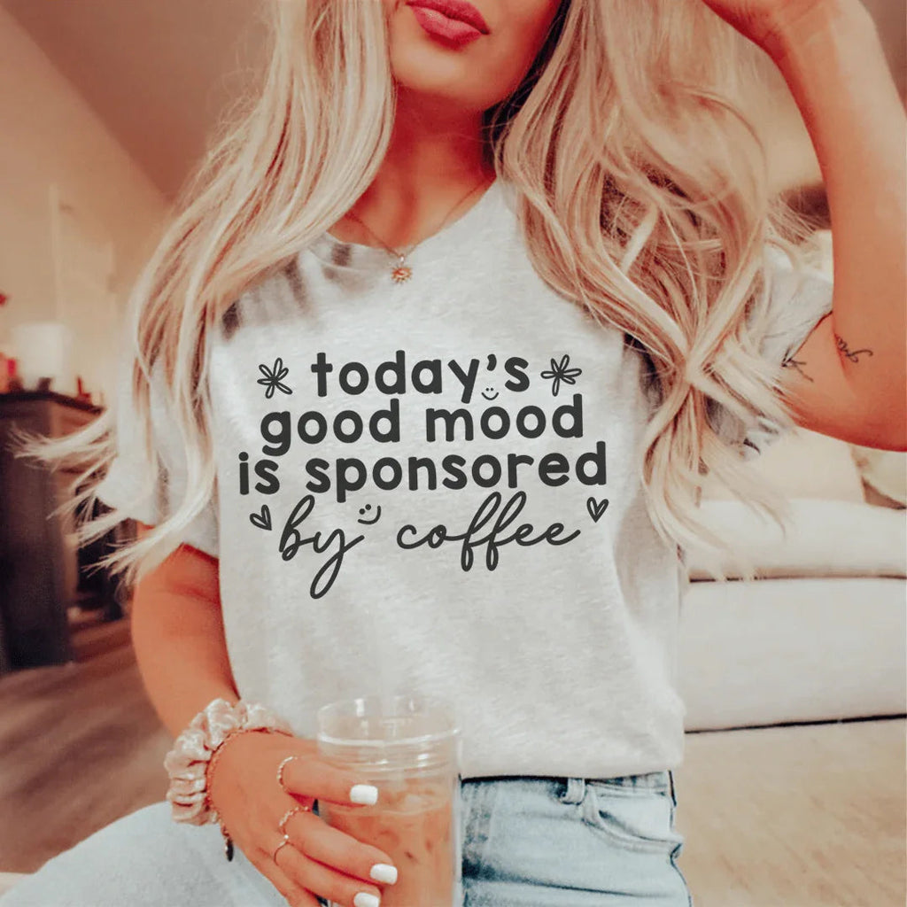 Relatable Everyday Graphic Tee – \"Today's Good Mood\" product image 2