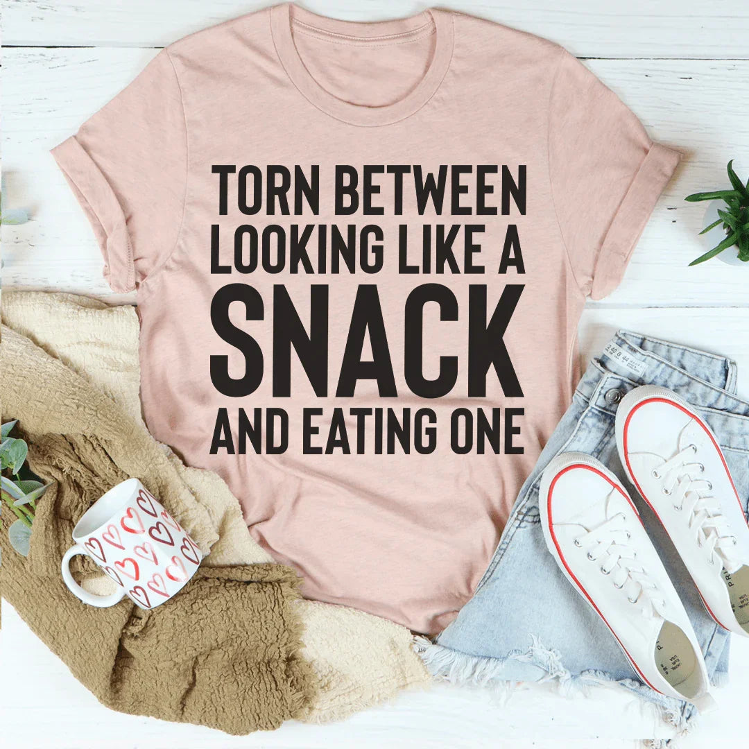 Torn Between Looking Like A Snack And Eating One Tee product image 3