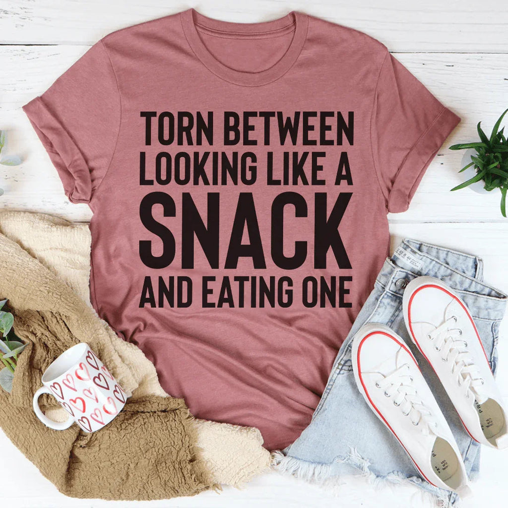 Torn Between Looking Like A Snack And Eating One Tee product image 4