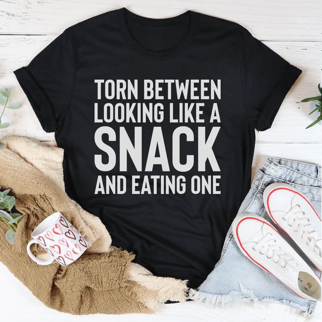 Torn Between Looking Like A Snack And Eating One Tee product image 2
