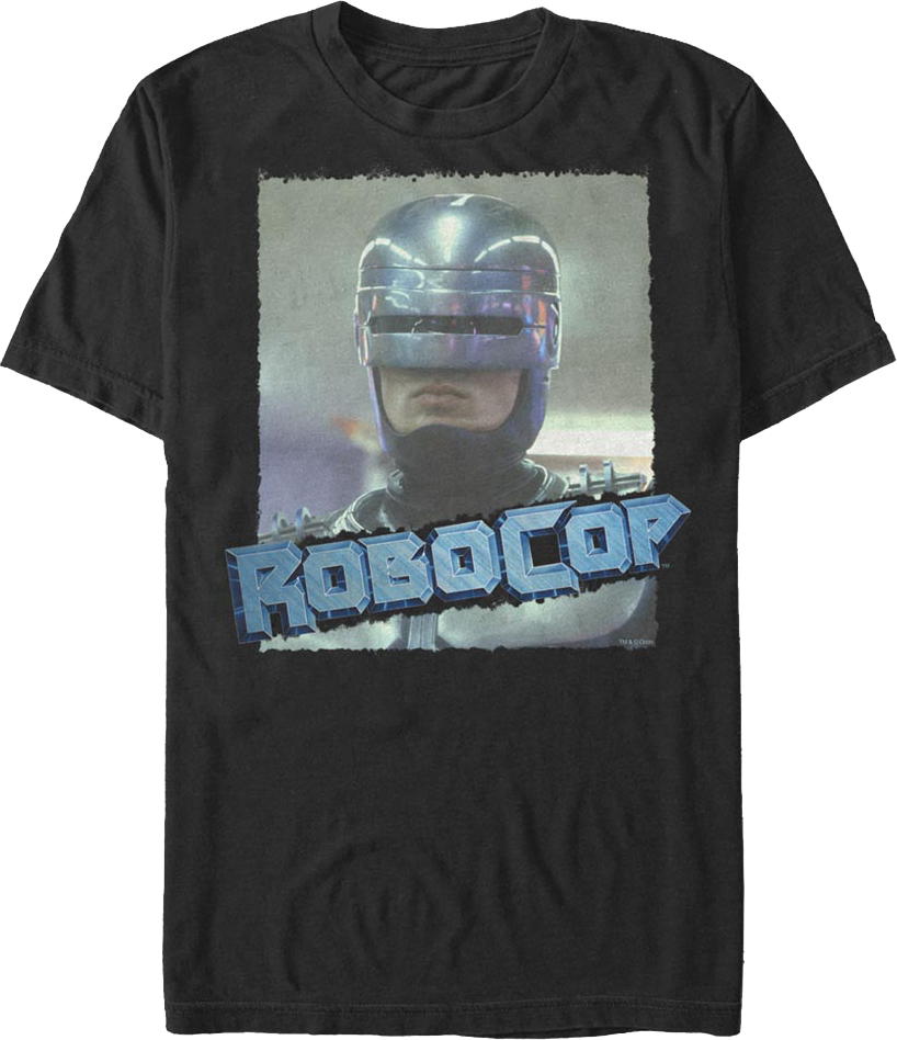 Torn Photo Robocop T-Shirt product image 1
