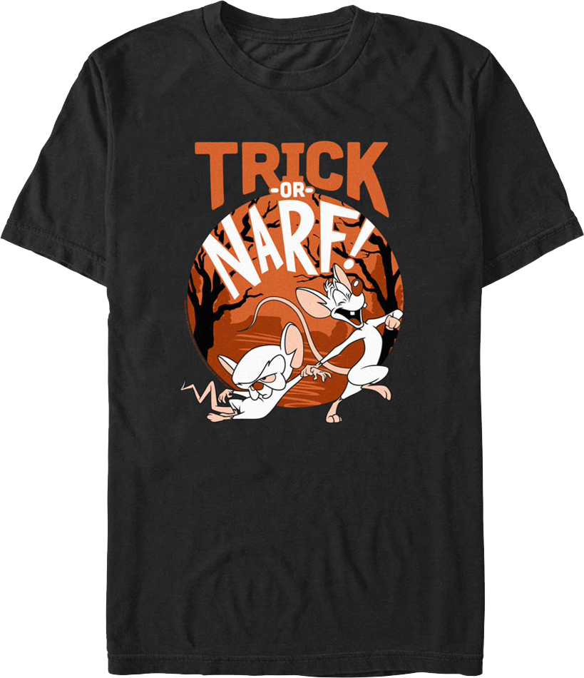 Trick or Narf Pinky and the Brain T-Shirt product image 1