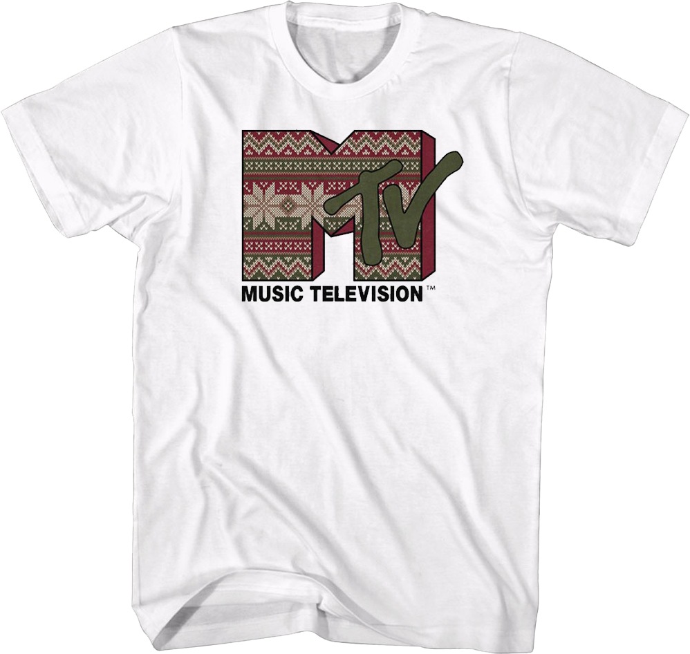 Ugly Christmas Sweater Logo MTV Shirt product image 1
