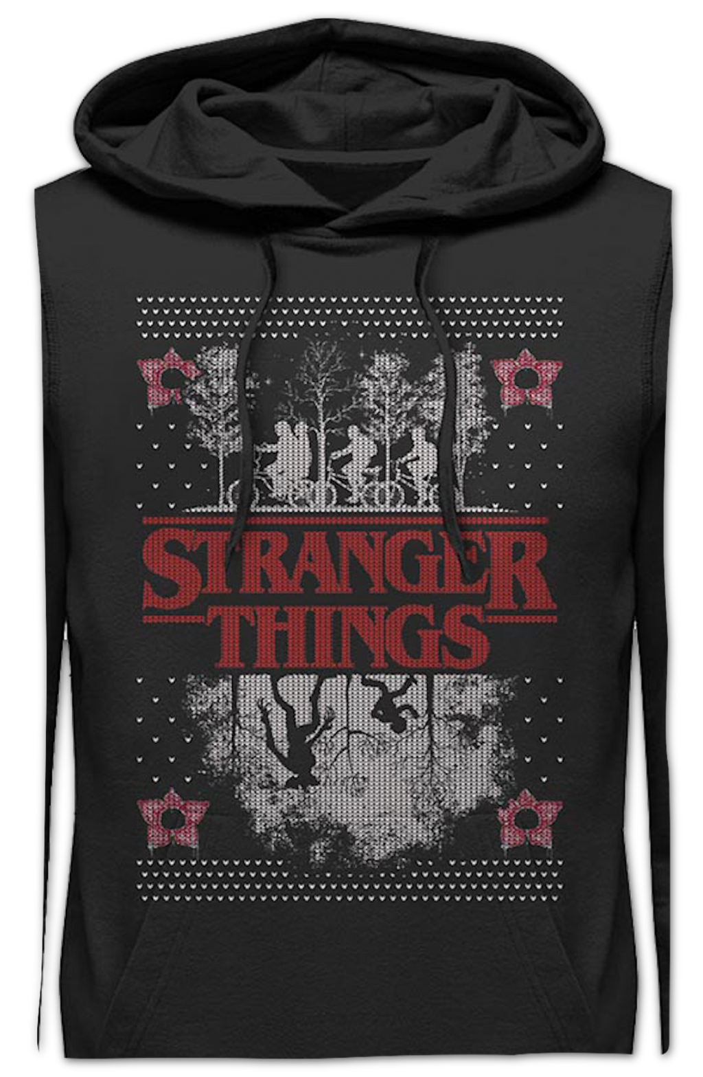 Upside Down Faux Ugly Christmas Sweater Stranger Things product image 2