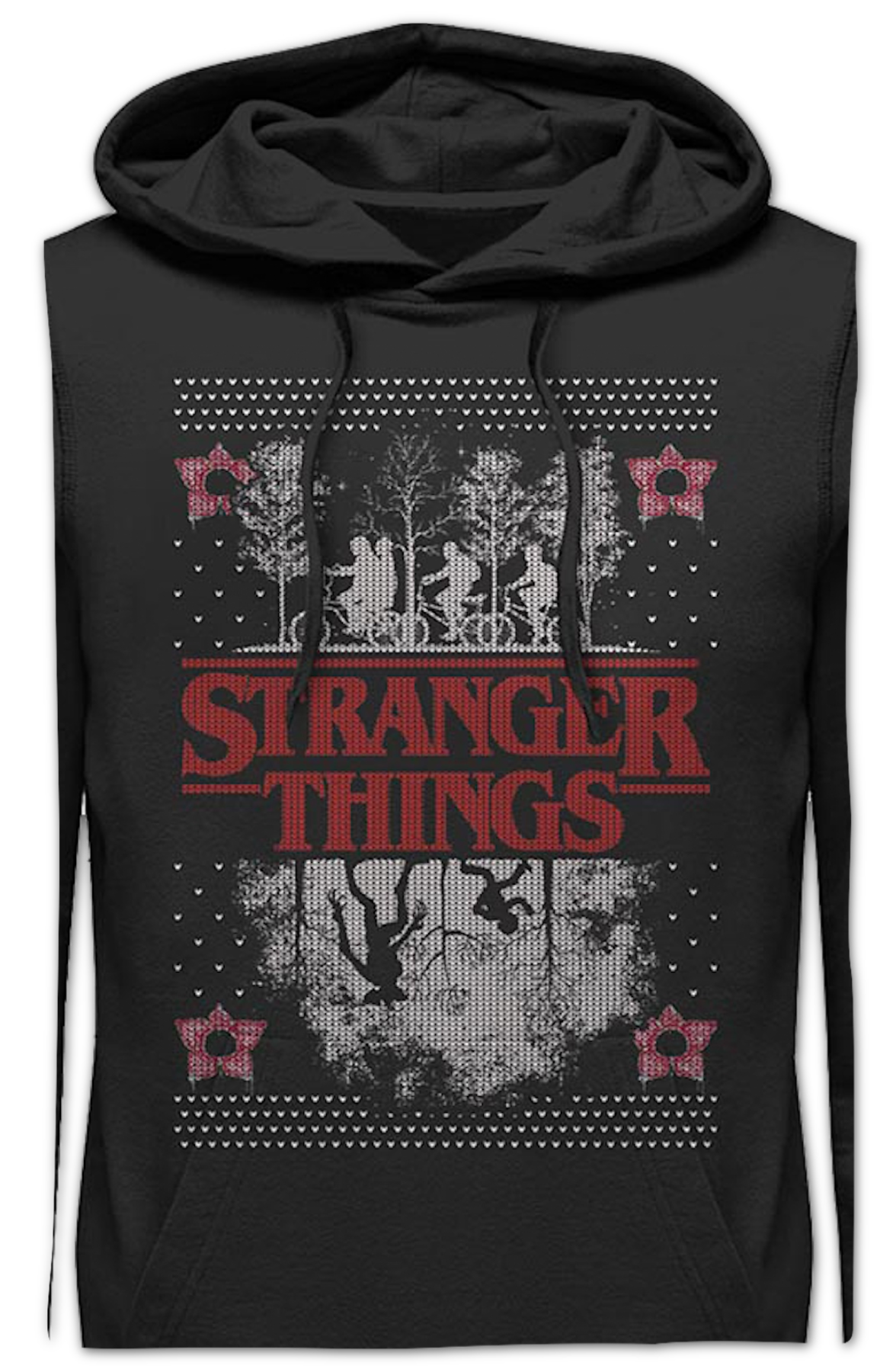 Upside Down Faux Ugly Christmas Sweater Stranger Things product image 2