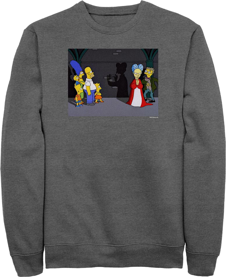 Vampire Burns The Simpsons Sweatshirt product image 1