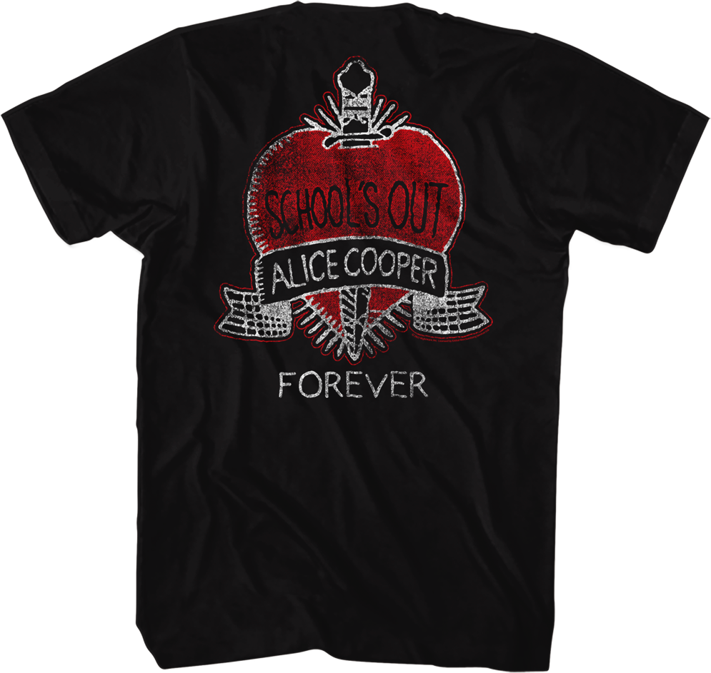 Varsity School's Out Forever Alice Cooper T-Shirt product image 1