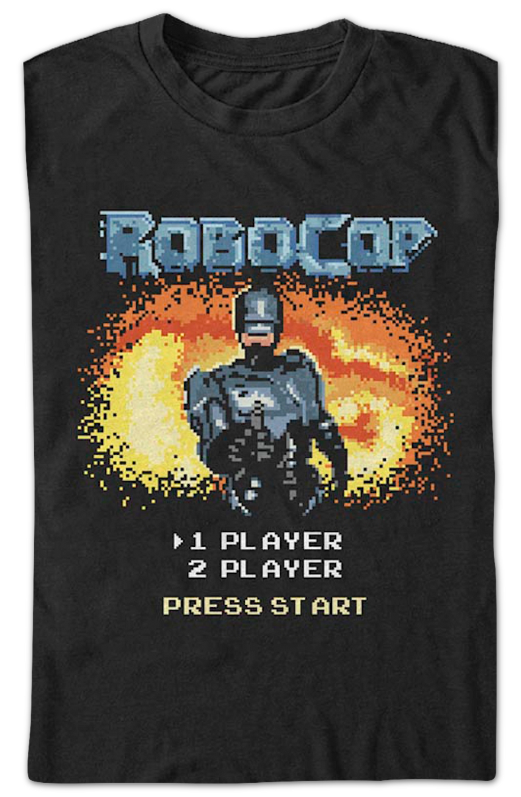 Video Game Start Screen Robocop T-Shirt product image 2