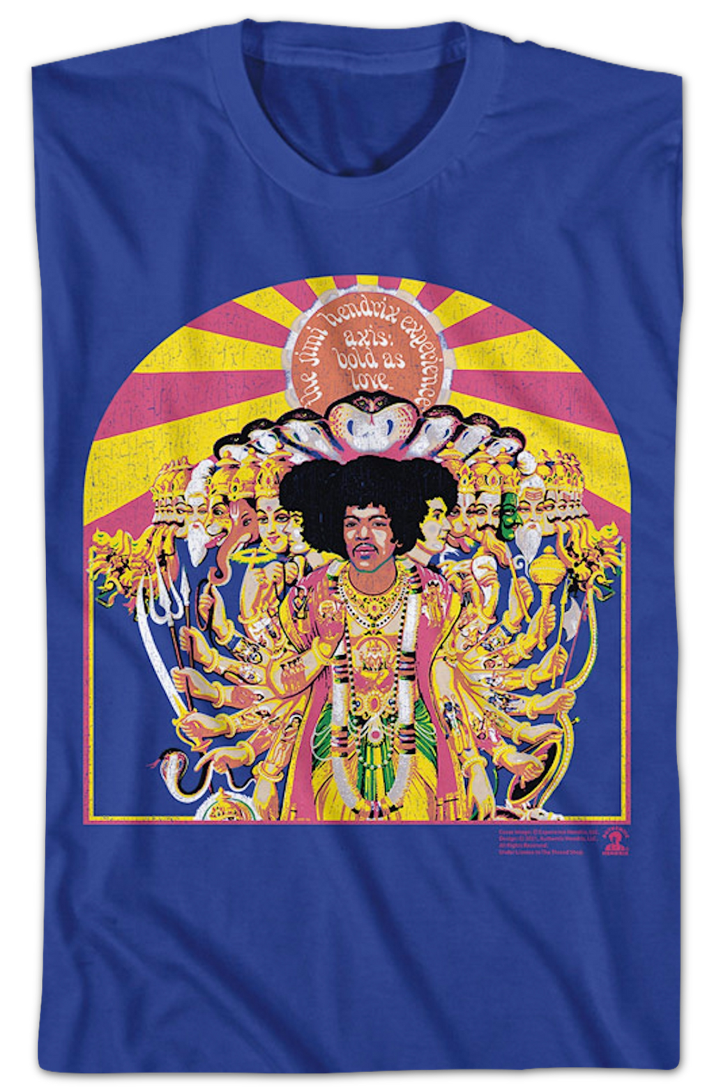 Vintage Axis Bold As Love Jimi Hendrix T-Shirt product image 2