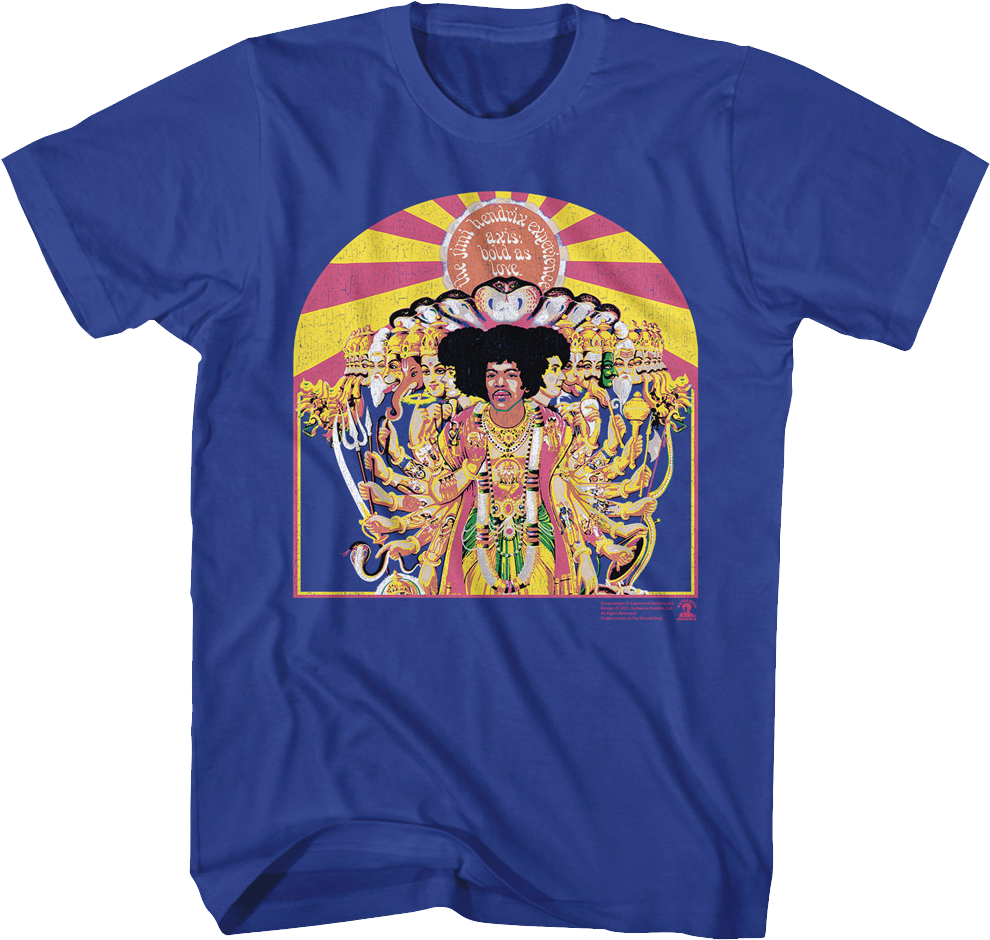 Vintage Axis Bold As Love Jimi Hendrix T-Shirt product image 1