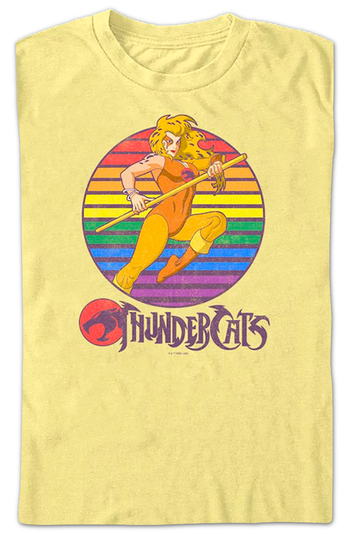 Vintage Cheetara Action Pose ThunderCats T-Shirt product image 2