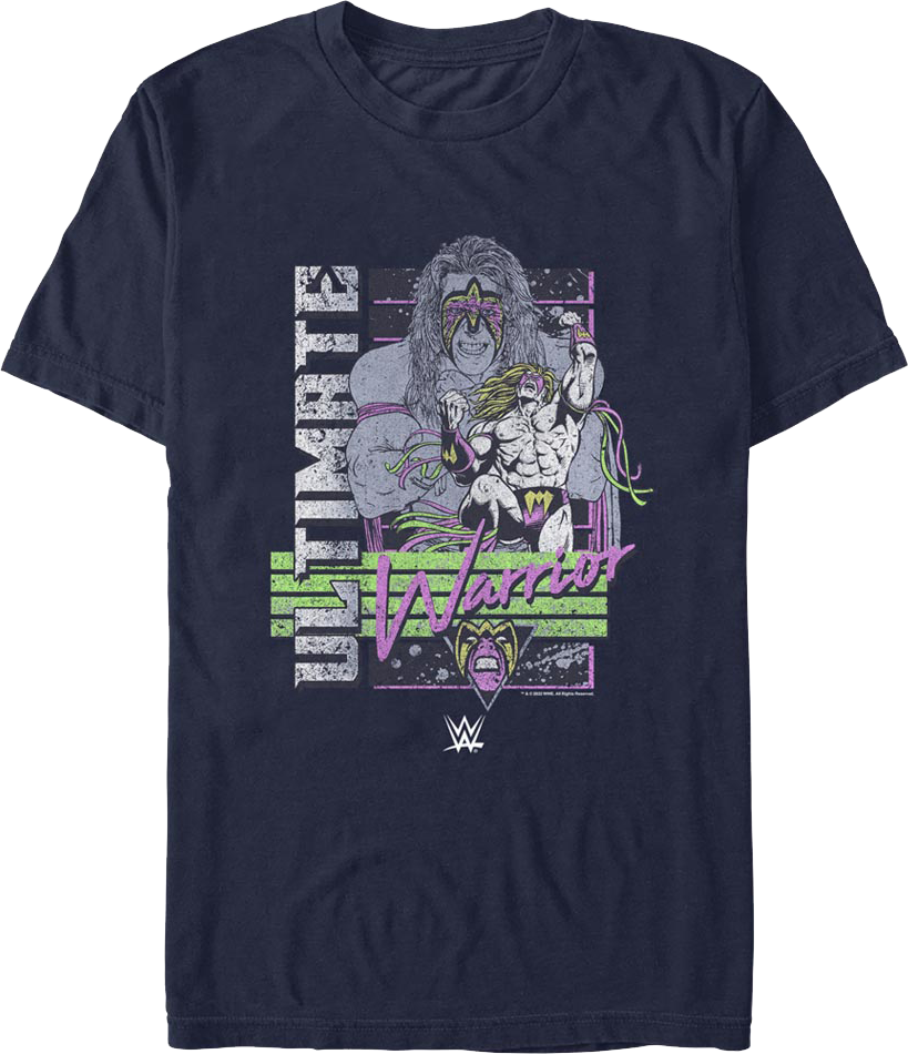 Vintage Distressed Collage Ultimate Warrior T-Shirt product image 1