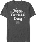 Vintage Happy Turkey Day Friends T-Shirt product image 1