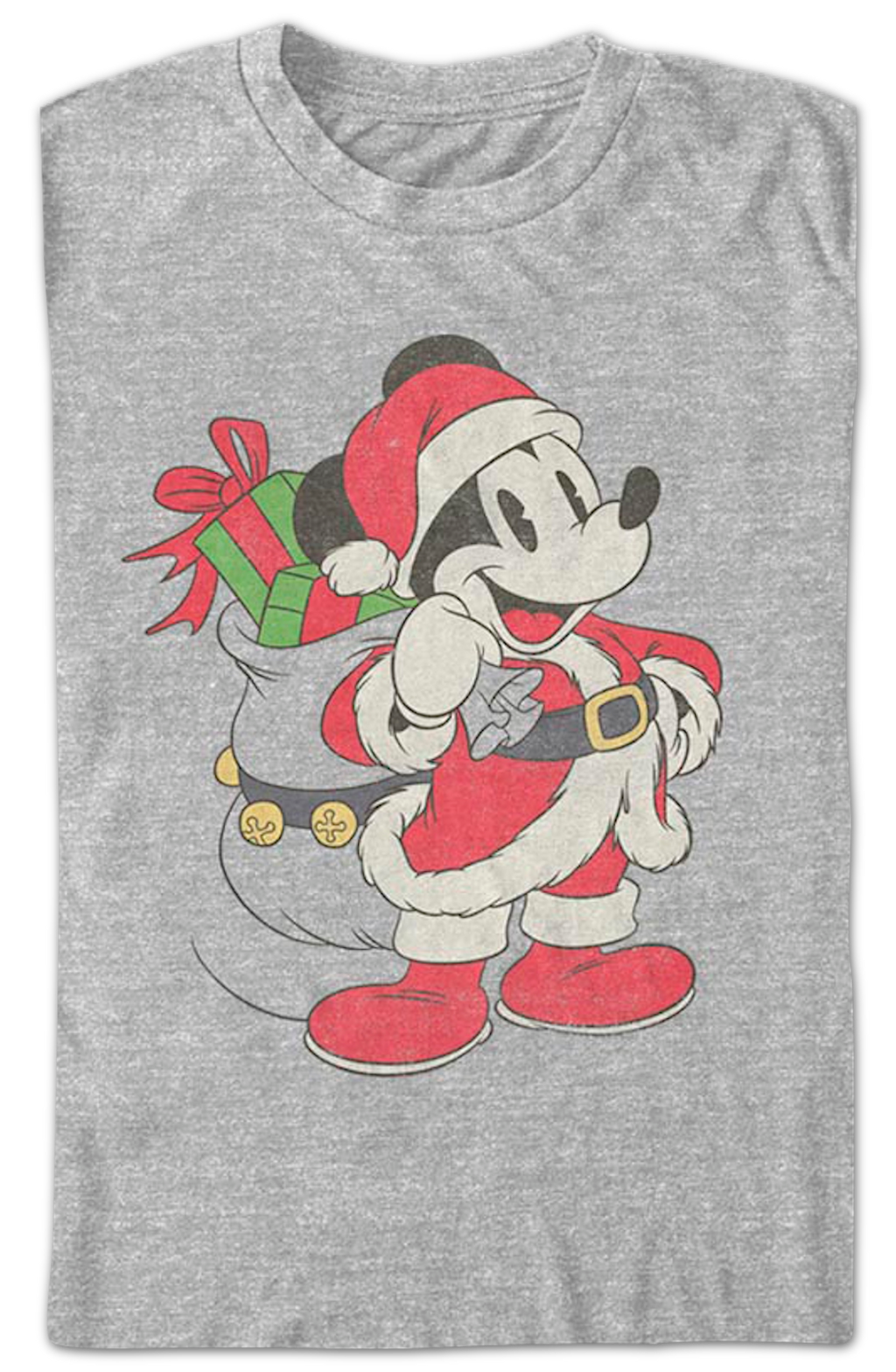 Vintage Mickey Mouse Santa Claus Disney T-Shirt product image 2