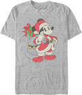 Vintage Mickey Mouse Santa Claus Disney T-Shirt product image 1