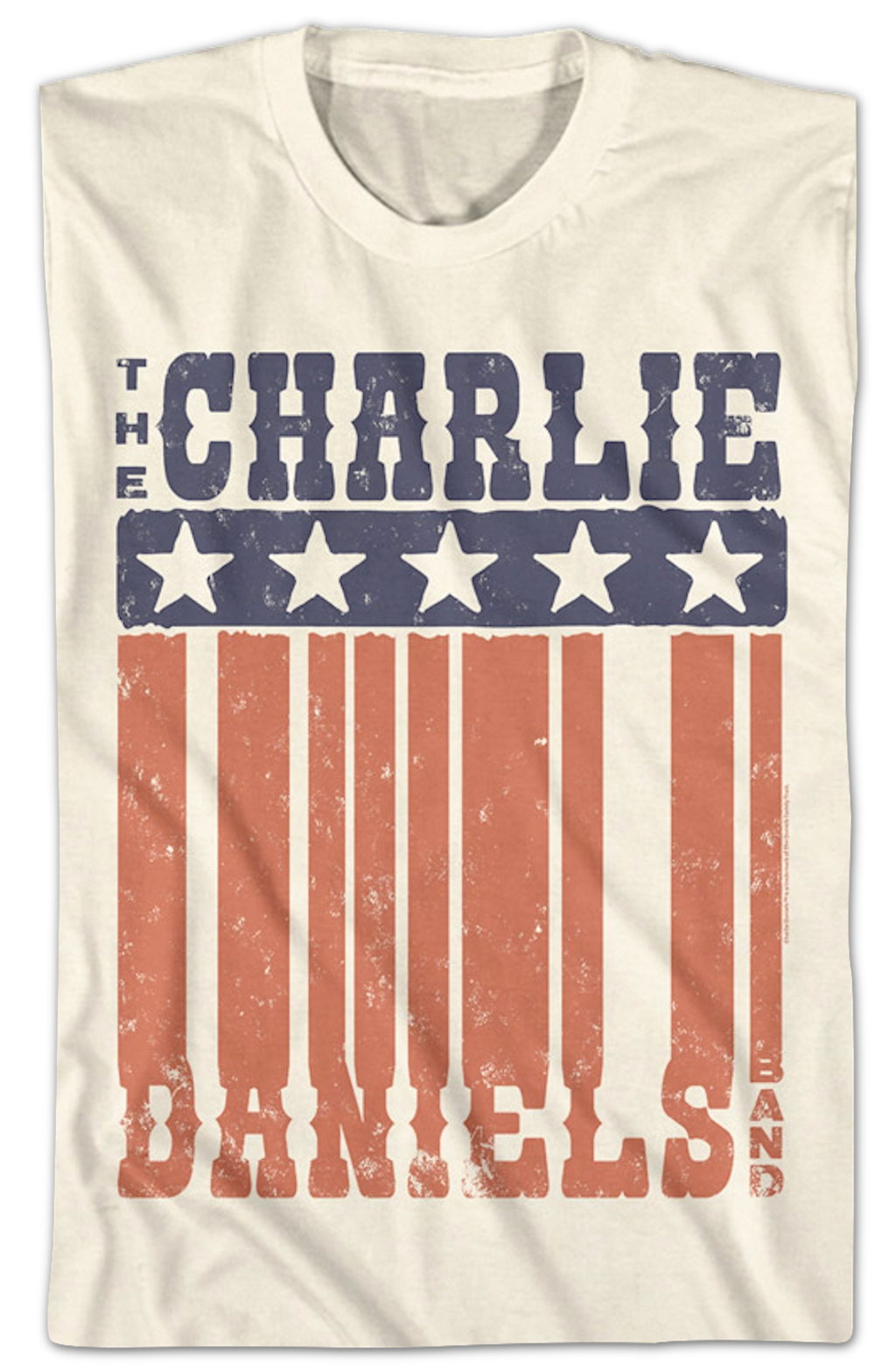 Vintage Stars And Stripes Charlie Daniels Band T-Shirt product image 2