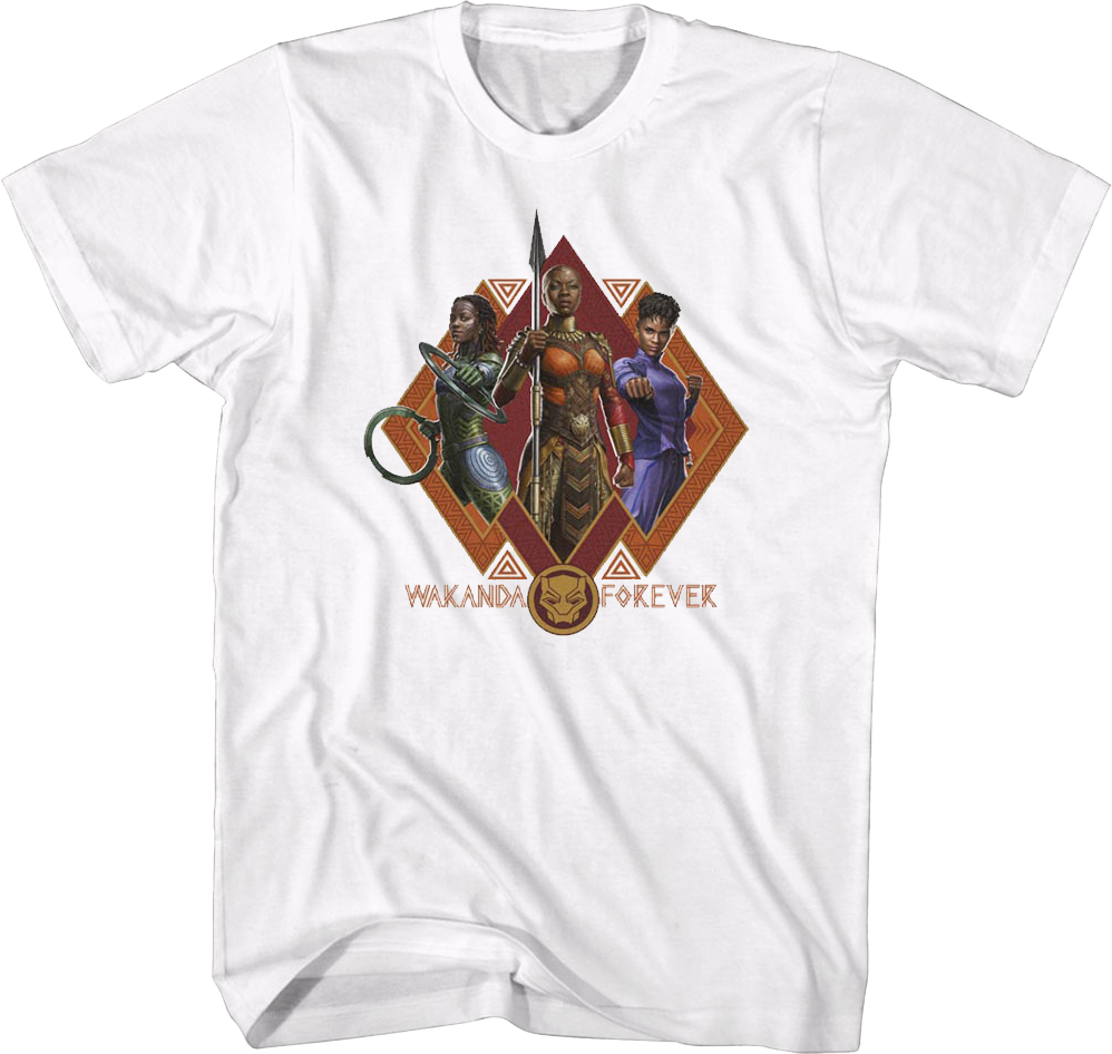 Black Panther: Wakanda Forever Collage Marvel Comics T-Shirt product image 1