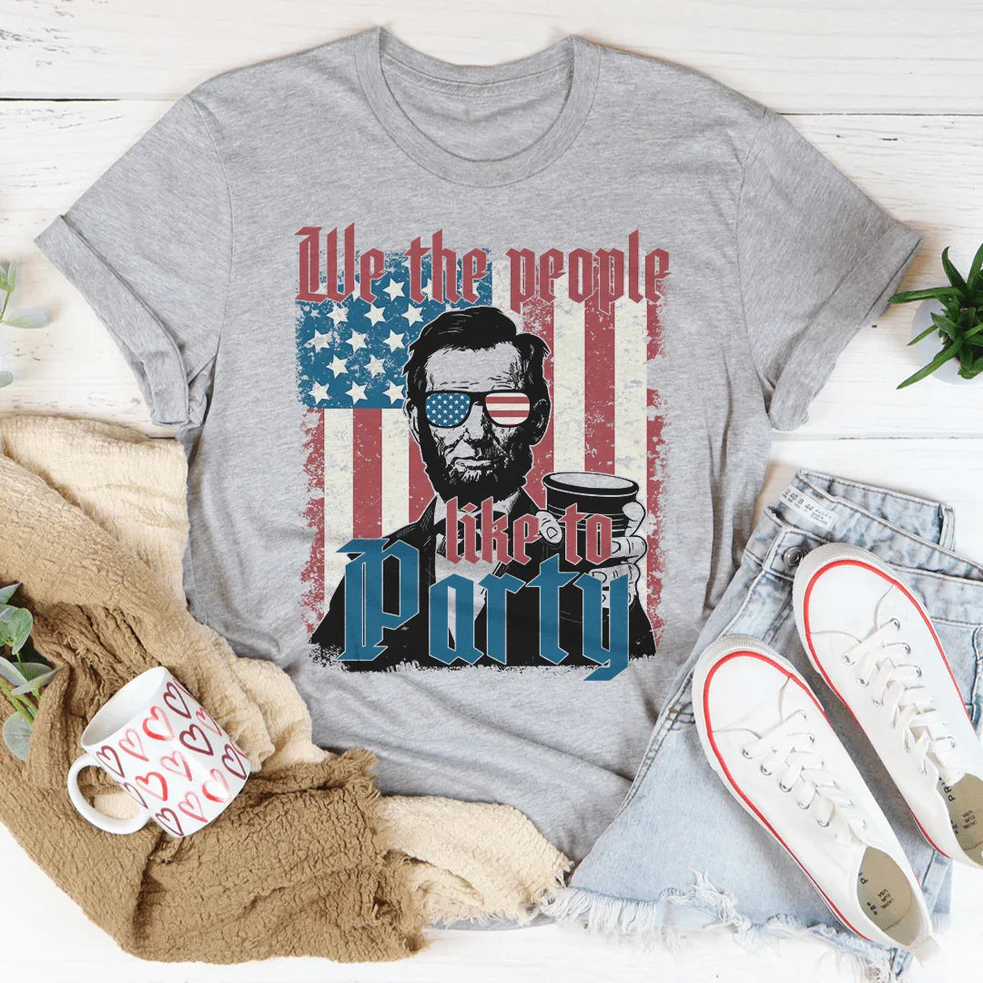 We The People Like To Party Tee product image 2
