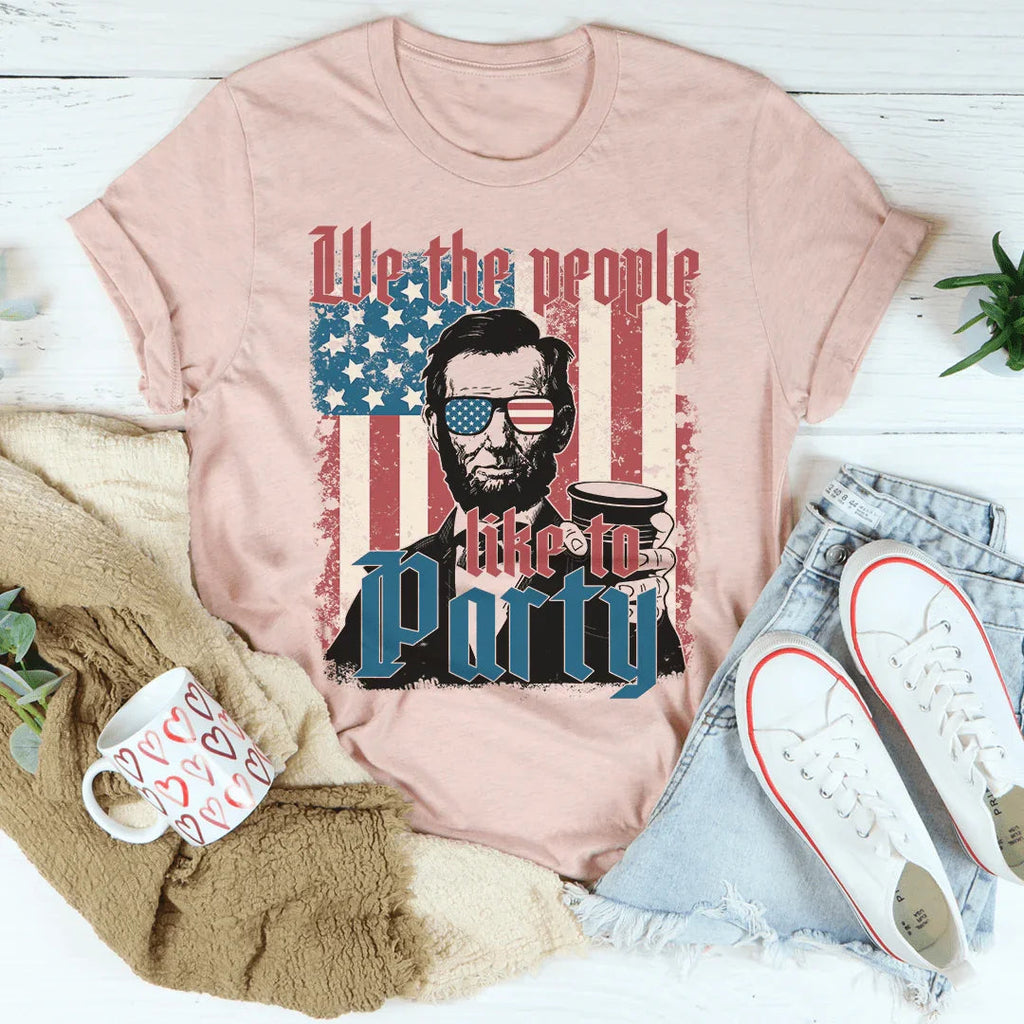 We The People Like To Party Tee product image 3
