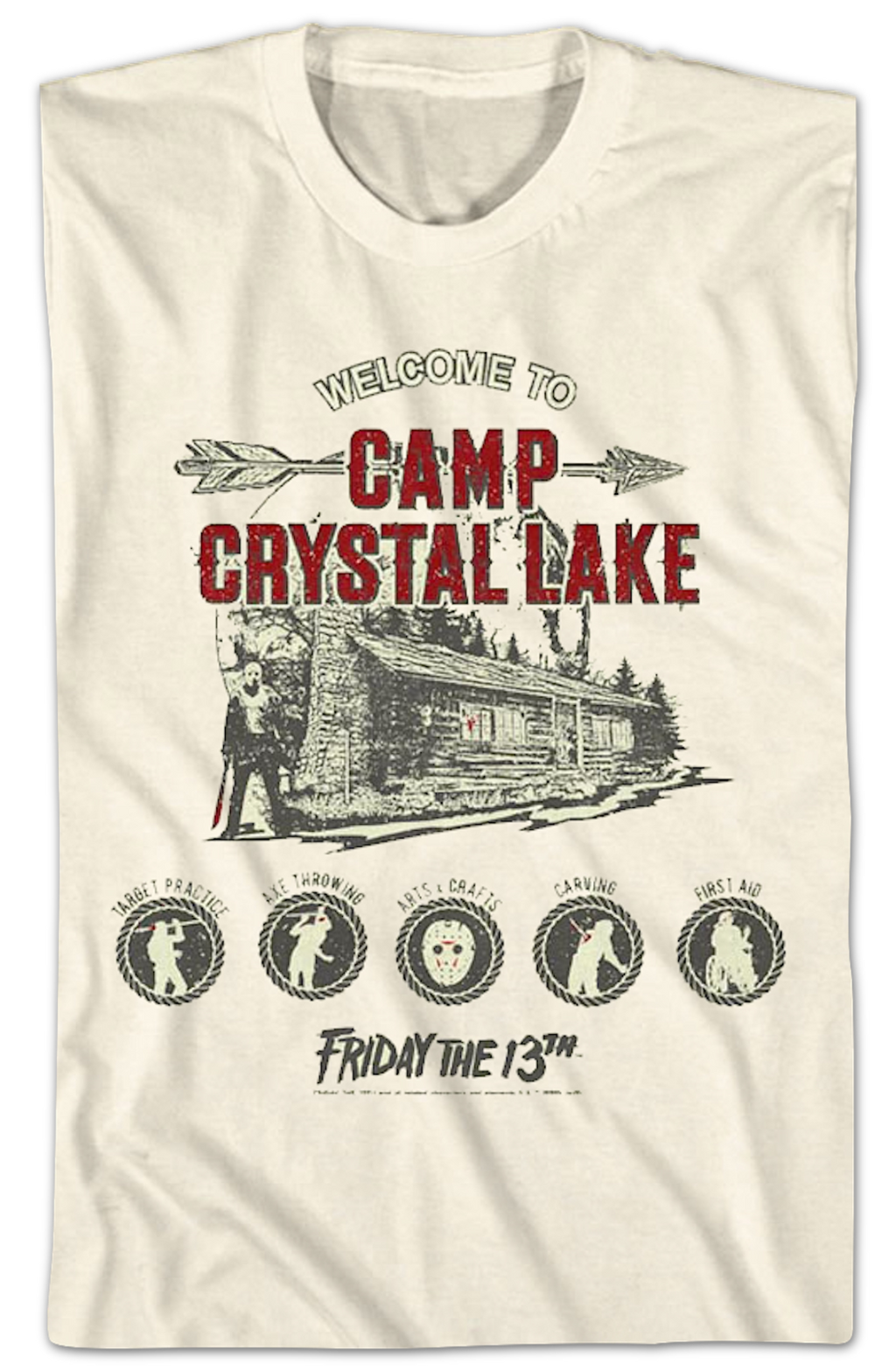 Welcome to Camp Crystal Lake Friday the 13th T-Shirt product image 2