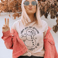 When You Are Freezing But Iced Coffee Is Life Tee product image 1