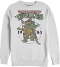 White 1984 Teenage Mutant Ninja Turtles Sweatshirt product image 1