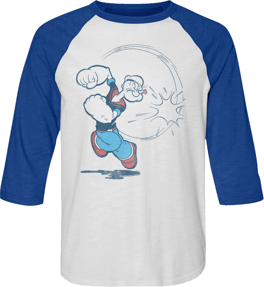 Wind-Up Punch Popeye Raglan Baseball Shirt product image 1