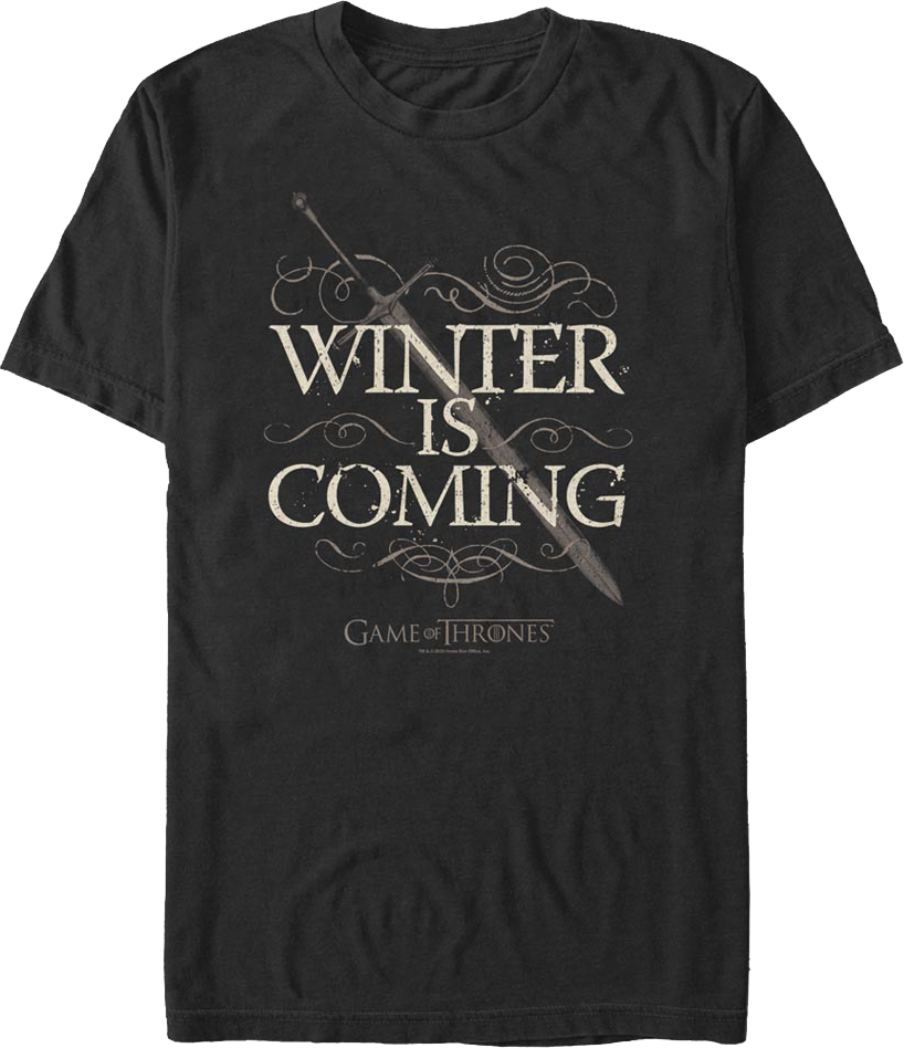 Winter Is Coming Game Of Thrones T-Shirt product image 1