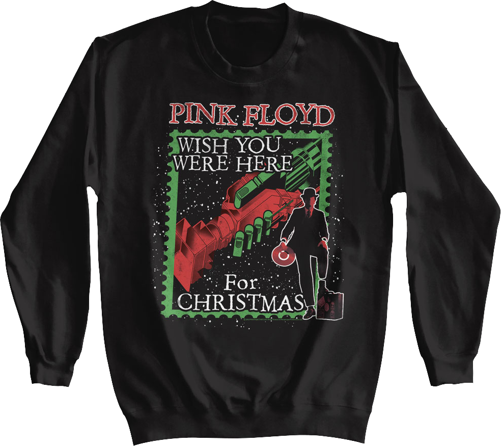 Wish You Were Here For Christmas Pink Floyd Sweatshirt product image 1