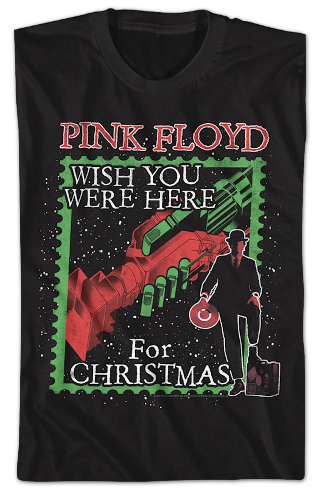 Wish You Were Here For Christmas Pink Floyd T-Shirt product image 2