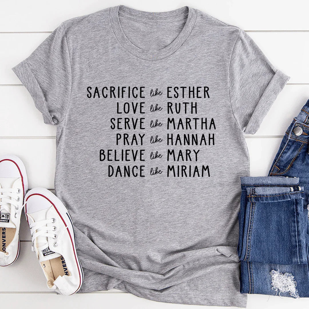 Biblical Faith Inspirational Graphic Tee – \"Women of the product image 1
