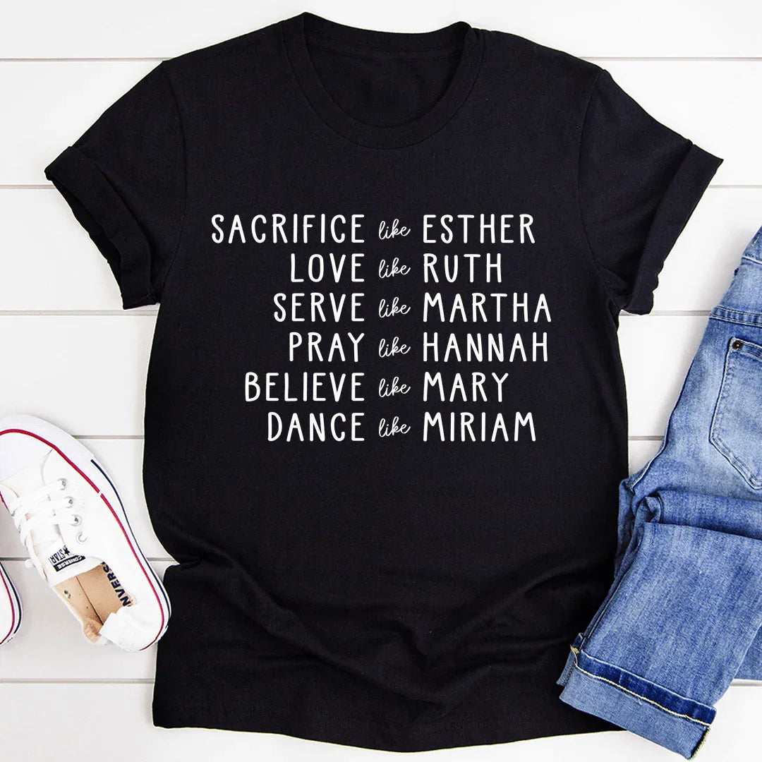 Biblical Faith Inspirational Graphic Tee – \"Women of the product image 3