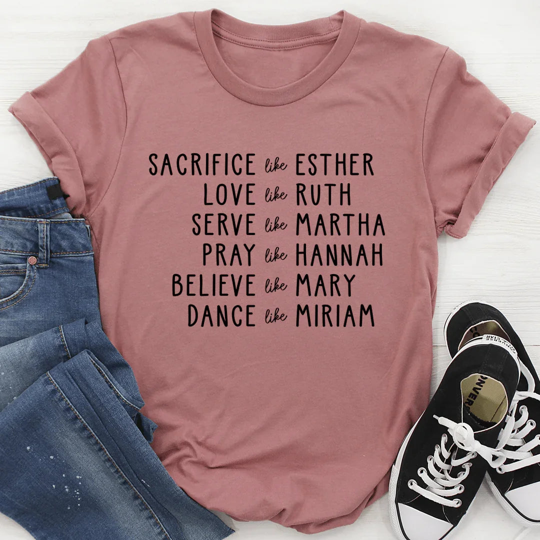 Biblical Faith Inspirational Graphic Tee – \"Women of the product image 4
