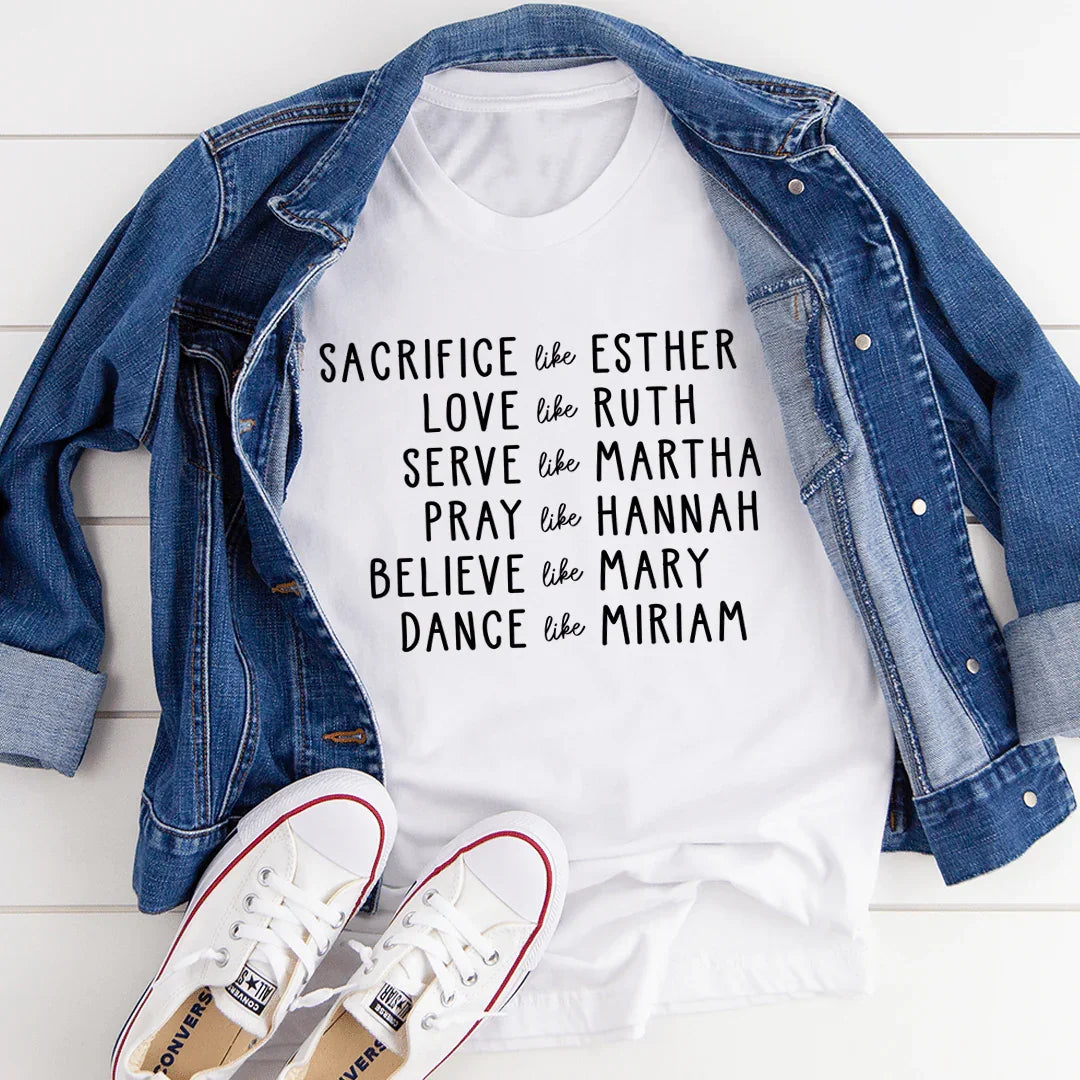 Biblical Faith Inspirational Graphic Tee – \"Women of the product image 2