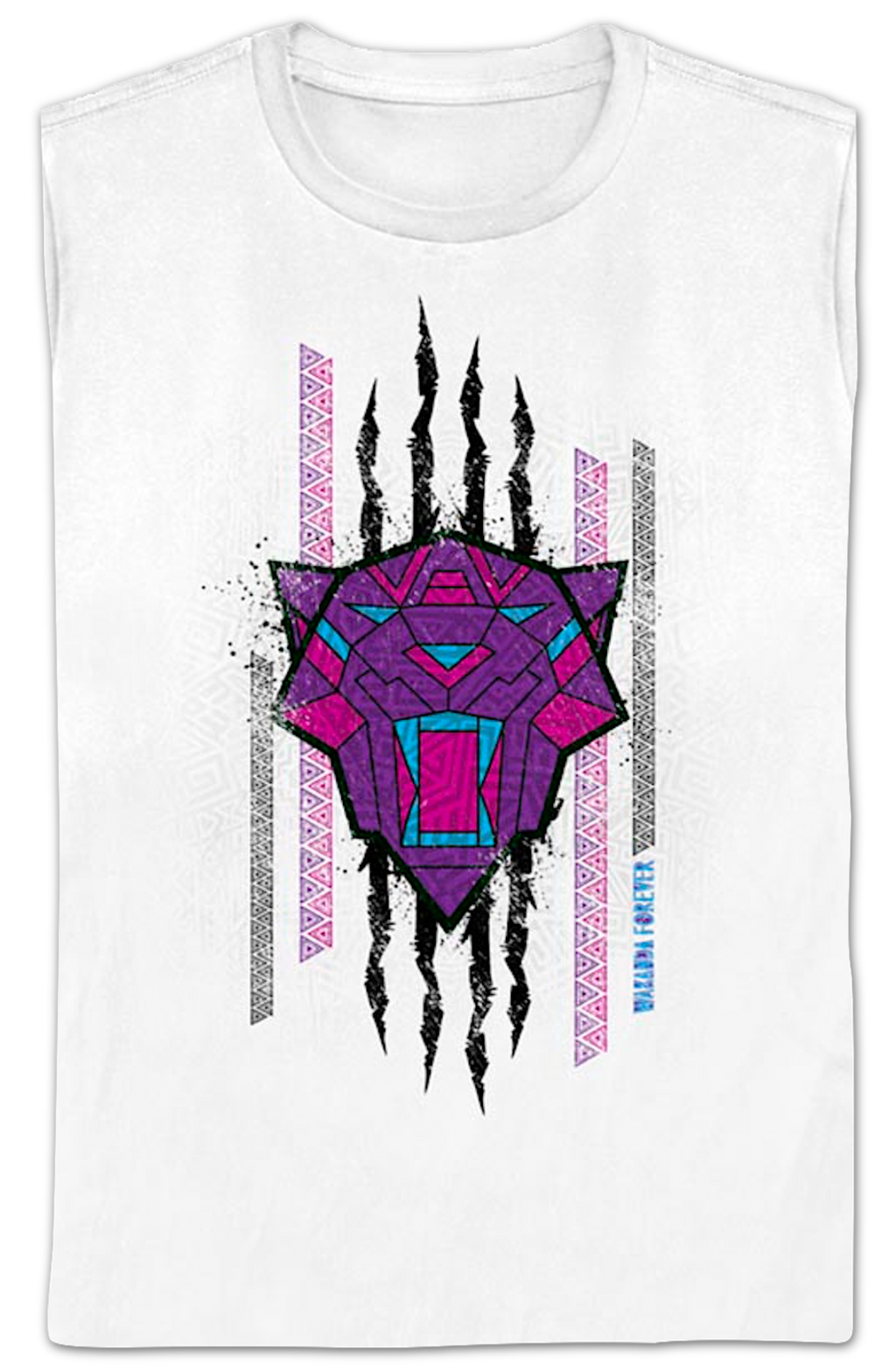 Womens Clawed Sketch Black Panther Wakanda Forever Marvel product image 2