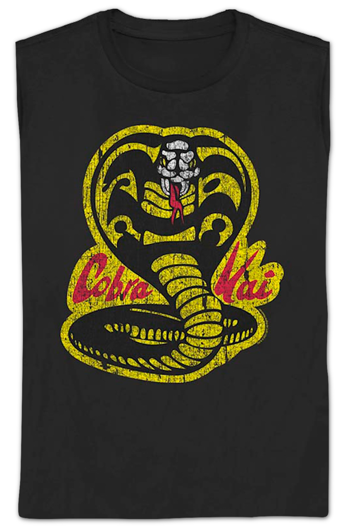Womens Distressed Logo Cobra Kai Shirt product image 2