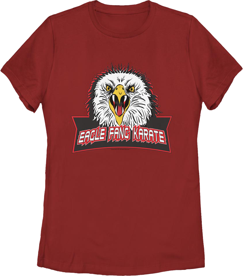 Womens Eagle Fang Karate Logo Cobra Kai Shirt product image 1