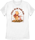 Womens Fall Is In The Air Winnie Pooh Shirt product image 1