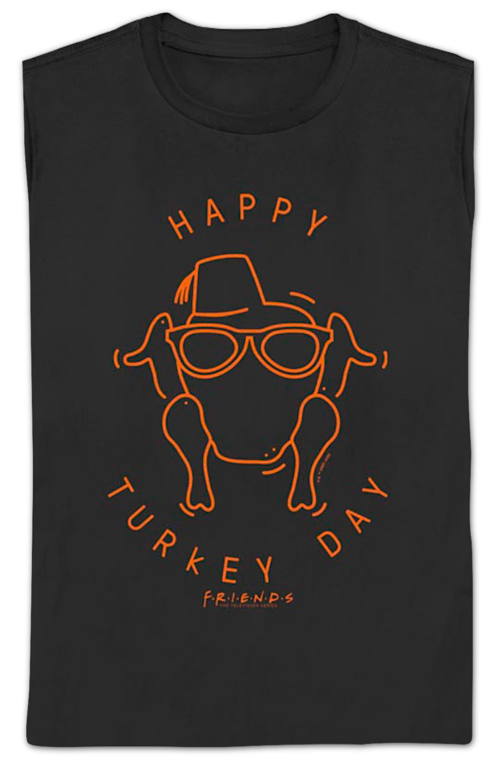 Womens Happy Turkey Day Friends Shirt product image 2